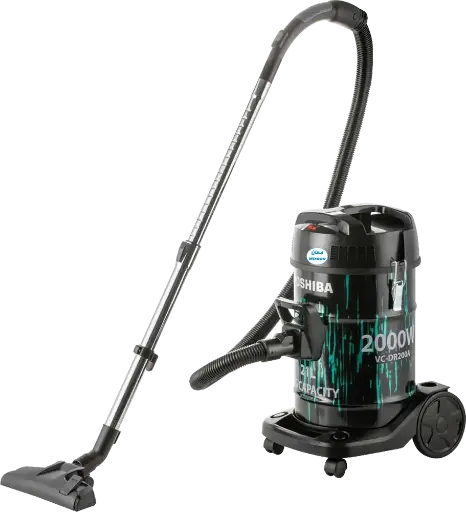 [مكنسة توشيبا برميل، 2000 وات، 21 لتر، اسود، VC-DR200ACME (B)] مكنسة توشيبا برميل، 2000 وات، 21 لتر، اسود، VC-DR200ACME (B) 

