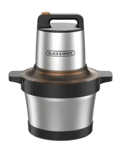 [كبة ومفرمة بلاك اند وايت ، سعة 6 لتر ، 1500 وات ، سرعتان ، استانلس ستيل ، CH-860S] كبة ومفرمة بلاك اند وايت ، سعة 6 لتر ، 1500 وات ، سرعتان ، استانلس ستيل ، CH-860S