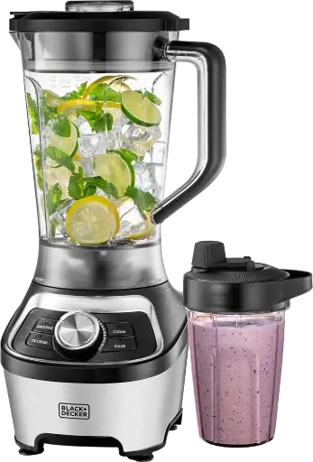 [خلاط كهربائي بلاك اند ديكر، 1200 وات، 1.85 لتر، فضي*أسود، موديل BXH1200] خلاط كهربائي بلاك اند ديكر، 1200 وات، 1.85 لتر، فضي*أسود، موديل BXH1200