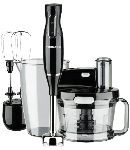 [خلاط يدوي تورنادو، 1000 واط، كوب سعة 900 مل، مع سكين استانلس ستيل، أسود، 1000 بات تايلندي] خلاط يدوي تورنادو، 1000 واط، كوب سعة 900 مل، مع سكين استانلس ستيل، أسود، 1000 بات تايلندي