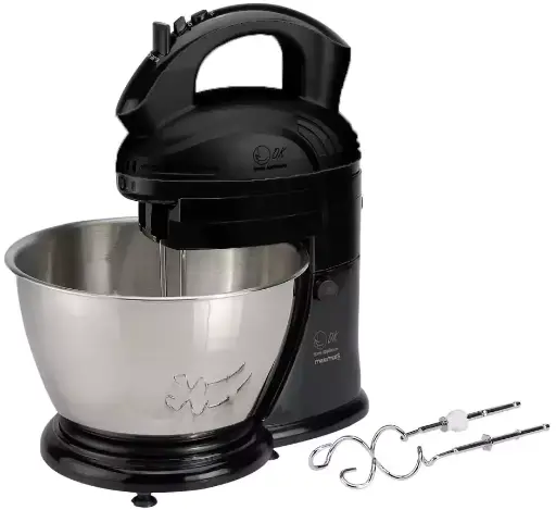 [مضرب بيض بالعجان بلاك أند وايت، 4 لتر، 280 وات، أسود، 3500] مضرب بيض بالعجان بلاك أند وايت، 4 لتر، 280 وات، أسود، 3500