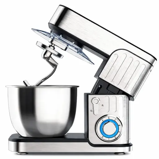 [عجان كهربائي بلاك اند وايت ، 7 لتر ، 1500 وات ، 6 سرعات ، قفل امان ، استانلس ستيل ، SV-7050] عجان كهربائي بلاك اند وايت ، 7 لتر ، 1500 وات ، 6 سرعات ، قفل امان ، استانلس ستيل ، SV-7050