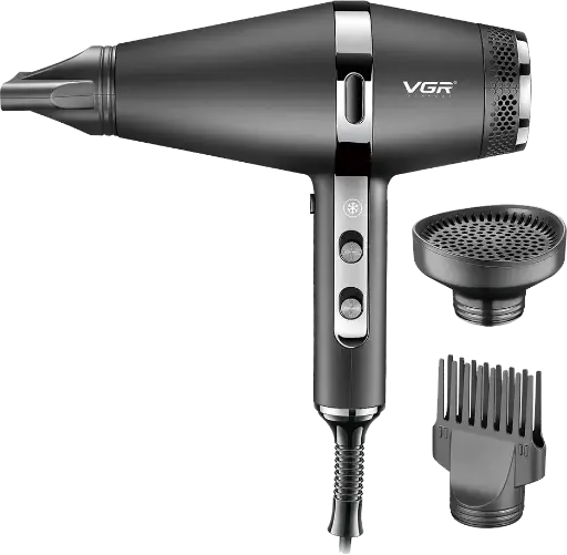 [استشوار في جي أر ، 1800-2200 وات ، 3 إعدادات للحرارة ، سرعتان ، أسود ،V-451
] استشوار في جي أر ، 1800-2200 وات ، 3 إعدادات للحرارة ، سرعتان ، أسود ،V-451
