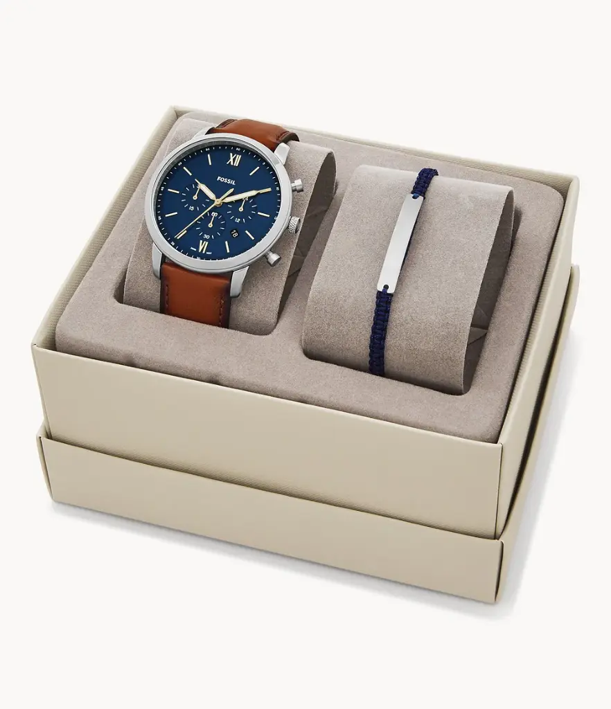 [FS5708SET] FS5708SET طقم ساعة فوسيل جملي + اسورة رجالي