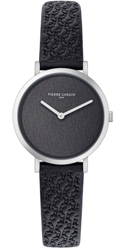 [CBV.1502] CBV.1502 ساعة بير كاردين حريمي جلد أسود مينا أسود