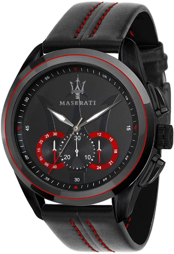 [8871612023] 8871612023 black red leather رجالي