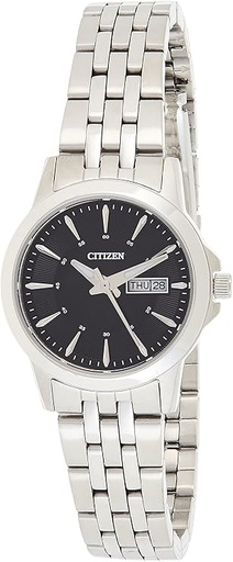 [EQ0601-54E] EQ0601-54E ساعة سيتزن حريمي  مينا أسود