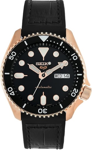 [SRPD76K1] SRPD76K1 ساعة سايكو جلد أسود مينا أسود رجالي