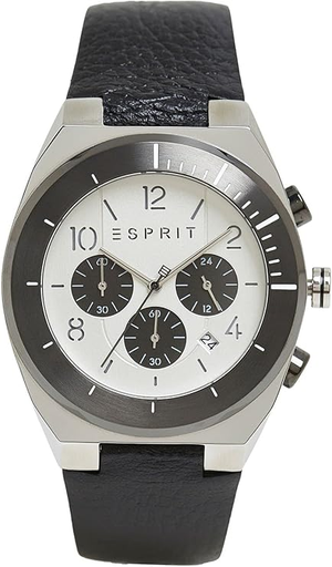 [ES1G157L0045] ES1G157L0045 black leatehr white dail 