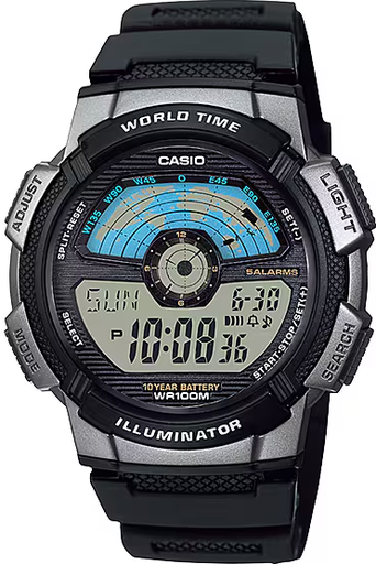 [AE-1100W-1AVDF] black rubber 