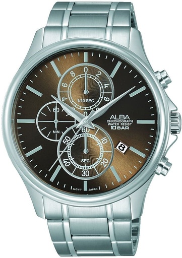 [am3419x1] silver brown steelرجالي am3419x1