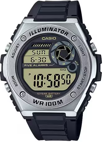 [MWD-100H-9AVDF] MWD-100H-9AVDF اسود ظرف فضي كاسو رجالي