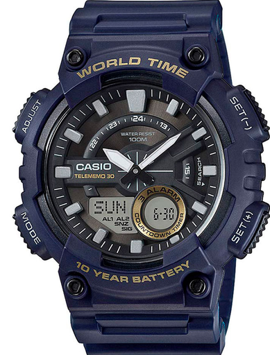 [AEQ-110W-2AVDF] AEQ-110W-2AVDF ازرق ظرف اسود رجالي