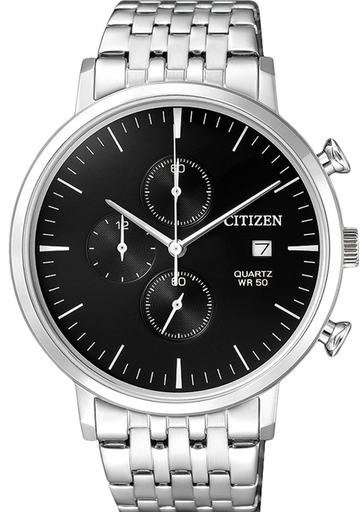 [AN3610-55E] AN3610-55E ساعة سيتزن معدن مينا أسود