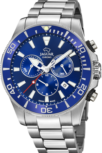 [J861/2] J861/2 ساعة معدن مينا أزرق JAGUER