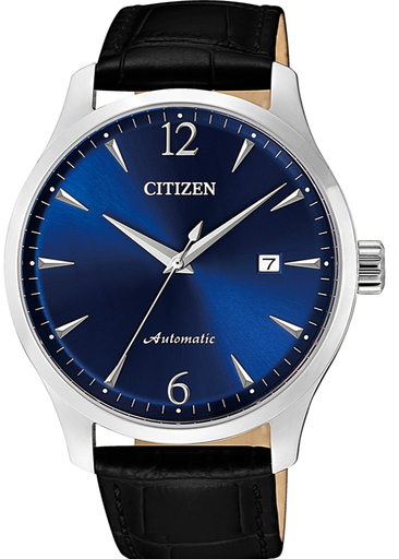 [NJ0110-18L] NJ0110-18Lساعة سيتزن جلدة سودة مينا ازرق رجالي