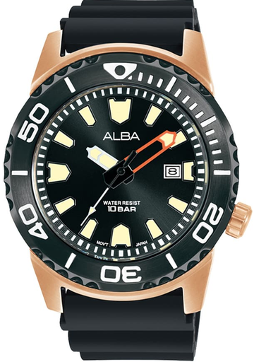 [AG8M10X1] AG8M10X1 ALBA WATCH MEN'S Silicon ACTIVE