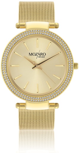 [MX-719362GG] MX-719362GG MOZARO MIXAGE ساعة حريمي