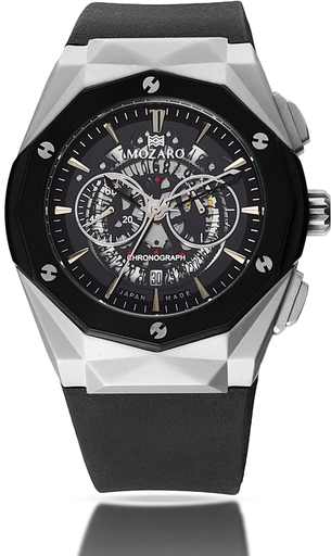 [MO-71800BSB] MO-71800BSB مسدسه MOZARO ساعة رجالي