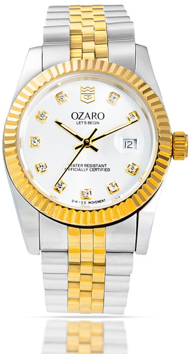 [OZ-71936LWSG] OZ-71936LWSG OZARO ساعة حريمي 