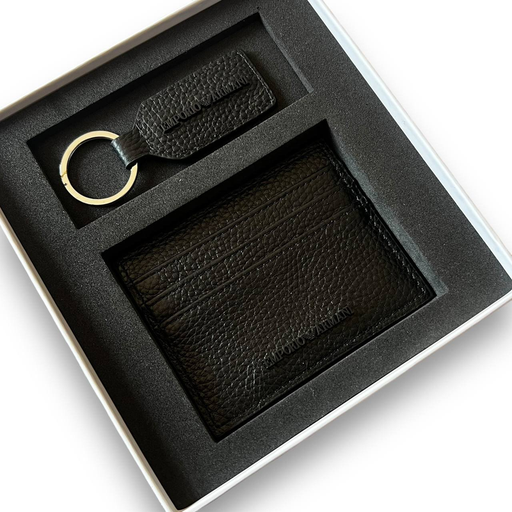 [Armani Exchange Set of Cardholder and Keychain-1] Armani Exchange Set of Cardholder and Keychain-1