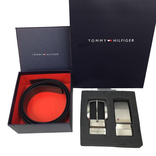 [Tommy Hilfiger Double Buckle Belt Set-2] Tommy Hilfiger Double Buckle Belt Set-2