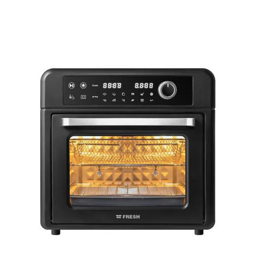 [اير فراير ديجيتال بفرن كهربائي فريش 2 في 1، سعة 20 لتر، 1500 وات، اسود -FAO-1500] اير فراير ديجيتال بفرن كهربائي فريش 2 في 1، سعة 20 لتر، 1500 وات، اسود -FAO-1500 