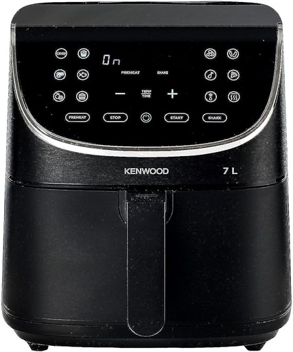 [اير فراير كينوود، سعة 7 لتر، بقوة 1800 وات، اسود - HFP80.000BK] اير فراير كينوود، سعة 7 لتر، بقوة 1800 وات، اسود - HFP80.000BK