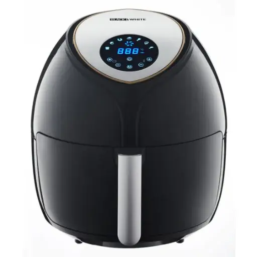 [اير فراير ديجيتال بلاك اند وايت، سعة 12 لتر، 2000 وات، اسود وفضي - AF-120RD] اير فراير ديجيتال بلاك اند وايت، سعة 12 لتر، 2000 وات، اسود وفضي - AF-120RD 