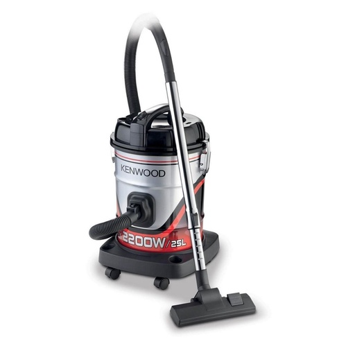 [مكنسة كهربائية برميل كينوود، 25 لتر، 220 وات، اسود - OWVDM60.000BR] مكنسة كهربائية برميل كينوود، 25 لتر، 220 وات، اسود - OWVDM60.000BR 