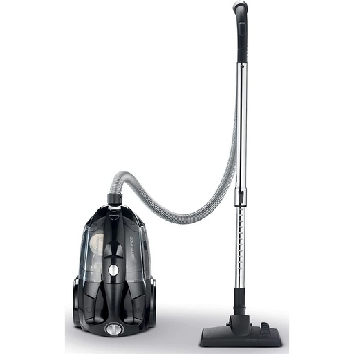 [مكنسة كهربائية كينوود جت فورس بدون كيس، 2200 وات، اسود - VBP60] مكنسة كهربائية كينوود جت فورس بدون كيس، 2200 وات، اسود - VBP60 