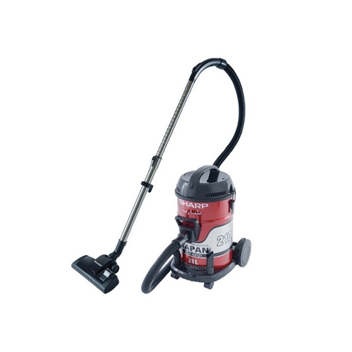 [مكنسة برميلية شارب، 2100 وات، احمر - EC-CA2121-X] مكنسة برميلية شارب، 2100 وات، احمر - EC-CA2121-X 