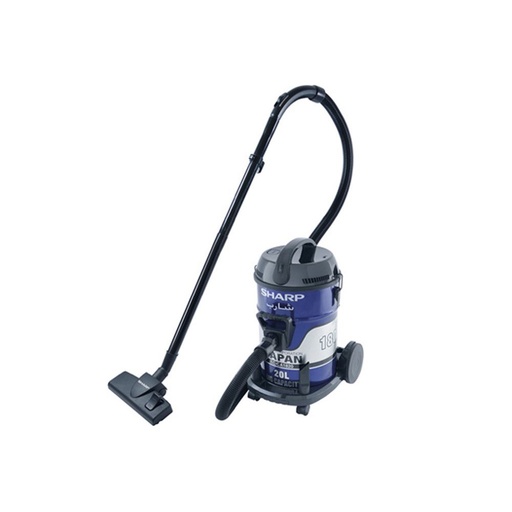 [مكنسة كهربائية برميلية شارب، 1800 وات، ازرق - EC-CA1820-X] مكنسة كهربائية برميلية شارب، 1800 وات، ازرق - EC-CA1820-X 