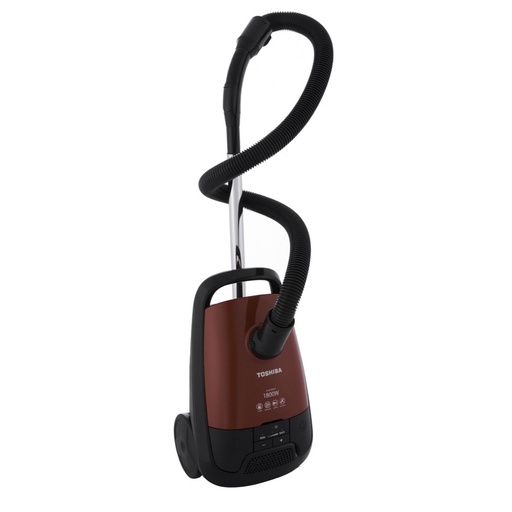 [مكنسة كهربائية توشيبا، 1800 وات، احمر - VC-EA1800SE] مكنسة كهربائية توشيبا، 1800 وات، احمر - VC-EA1800SE 