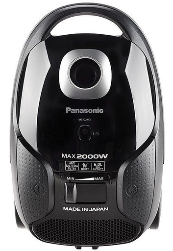 [مكنسة كهربائية باناسونيك بريميم سيرياز، 2000 واط، اسود - MCCJ913] مكنسة كهربائية باناسونيك بريميم سيرياز، 2000 واط، اسود - MCCJ913 
