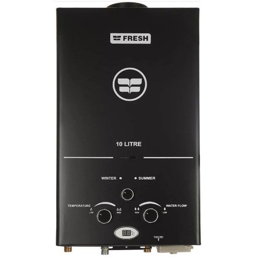 [سخان غاز فريش، سعة 10 لتر، اسود - 500013716] سخان غاز فريش، سعة 10 لتر، اسود - 500013716 