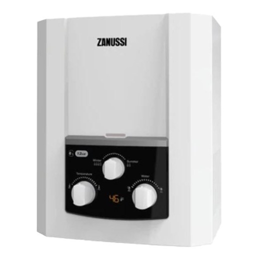 [سخان مياه غاز زانوسي بمحول، 6 لتر، ابيض - ZYG06313WL] سخان مياه غاز زانوسي بمحول، 6 لتر، ابيض - ZYG06313WL 