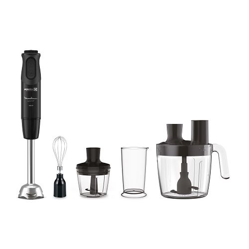 [هاند بلندر مولينكس اوبتي شيف بالملحقات، وعاء سعة 800 مل، بقوة 1000 وات، اسود - DD6553EG] هاند بلندر مولينكس اوبتي شيف بالملحقات، وعاء سعة 800 مل، بقوة 1000 وات، اسود - DD6553EG 