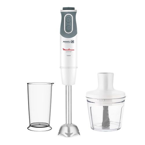 [هاند بلندر مولينكس اوبتي شيف بالملحقات، وعاء سعة 800 مل، بقوة 1000 وات، ابيض - DD6551EG] هاند بلندر مولينكس اوبتي شيف بالملحقات، وعاء سعة 800 مل، بقوة 1000 وات، ابيض - DD6551EG 