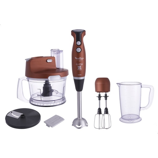 [هاند بلندر بالملحقات مولينكس، 1000 وات، 1.5 لتر، احمر- DD2035EG] هاند بلندر بالملحقات مولينكس، 1000 وات، 1.5 لتر، احمر- DD2035EG 