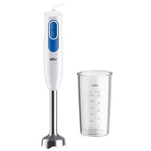 [هاند بلندر براون، مع وعاء، سعة 600 مل، بقوة 600 وات، ابيض وازرق - MQ20001MWH] هاند بلندر براون، مع وعاء، سعة 600 مل، بقوة 600 وات، ابيض وازرق - MQ20001MWH 