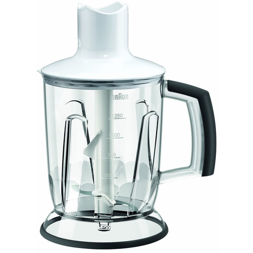 [ملحقات هاند بلندر براون 2 في 1، سعة 1.25 لتر، ابيض - MQ40] ملحقات هاند بلندر براون 2 في 1، سعة 1.25 لتر، ابيض - MQ40 