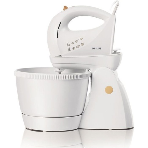 [مضرب بيض يدوي فيليبس، 400 واط، ابيض - HR1565/41] مضرب بيض يدوي فيليبس، 400 واط، ابيض - HR1565/41 