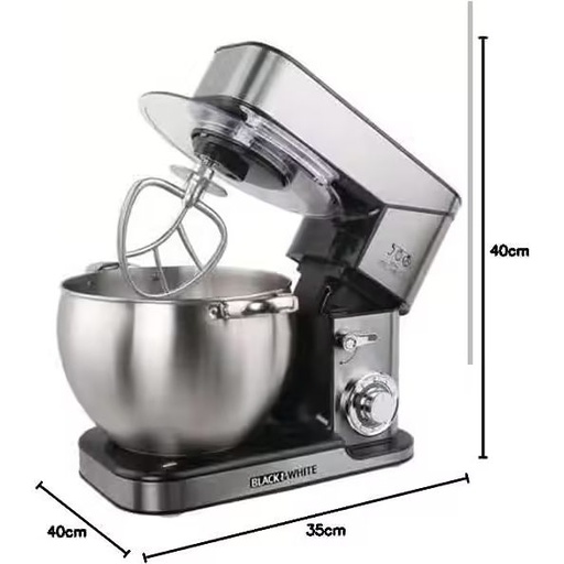 [عجان ستاند انالوج بلاك اند وايت، سعة 12.5 لتر، قدرة 2200 وات، فضي - SV-1222] عجان ستاند انالوج بلاك اند وايت، سعة 12.5 لتر، قدرة 2200 وات، فضي - SV-1222 