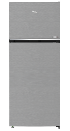 [ثلاجة نوفروست بيكو بفريزر علوي، 314 لتر، انفرتر، فضي - RDNE340K02XB] ثلاجة نوفروست بيكو بفريزر علوي، 314 لتر، انفرتر، فضي - RDNE340K02XB 
