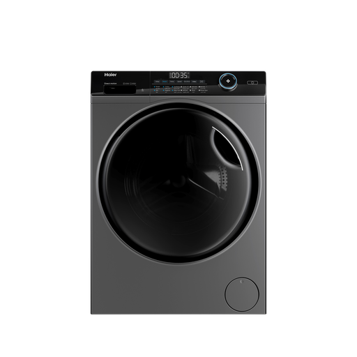 [غسالة ملابس هاير ، 8 كجم، تحميل امامي بموتور انفرتر، فضي - HW80-B14959S6TU1] غسالة ملابس هاير ، 8 كجم، تحميل امامي بموتور انفرتر، فضي - HW80-B14959S6TU1 