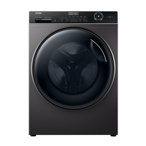 [غسالة ملابس هاير، 8 كجم، تحميل امامي بموتور انفرتر ، فضي غامق - HW80-B14959S8TU1] غسالة ملابس هاير، 8 كجم، تحميل امامي بموتور انفرتر ، فضي غامق - HW80-B14959S8TU1 