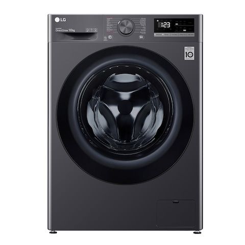 [غسالة ملابس ال جي فيفاتشي، 10 كجم، انفرتر، تحميل امامي، اسود - F4Y3RYGYJV] غسالة ملابس ال جي فيفاتشي، 10 كجم، انفرتر، تحميل امامي، اسود - F4Y3RYGYJV 