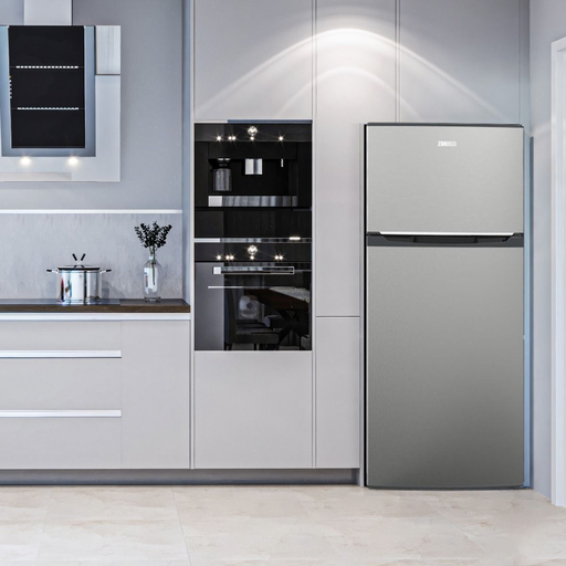 [ثلاجة نوفروست زانوسي، 360 لتر، ستانلس ستيل - ZTM4101A-A] ثلاجة نوفروست زانوسي، 360 لتر، ستانلس ستيل - ZTM4101A-A 