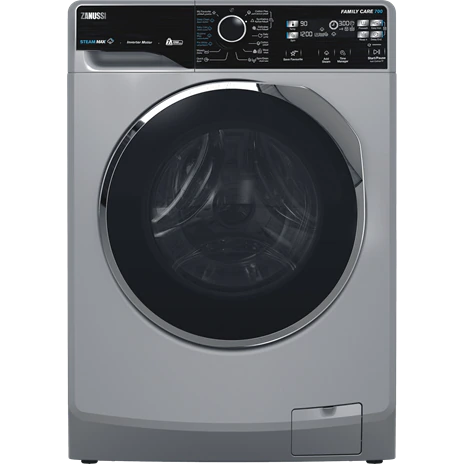 [غسالة زانوسي ستيم ماكس، انفرتر، 7 كيلو، فضي - ZWF7221SL7] غسالة زانوسي ستيم ماكس، انفرتر، 7 كيلو، فضي - ZWF7221SL7 